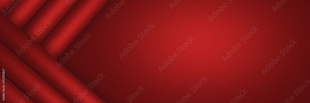 Fototapeta premium Dark red background with overlapping vertical lines of the same color.