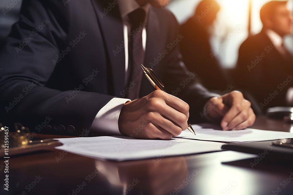 a beautiful businessman working for success a beautiful businessman working for success
