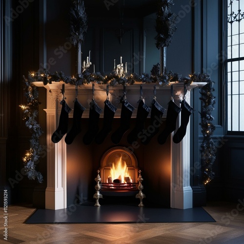 Victorian Christmas visuals in various styles