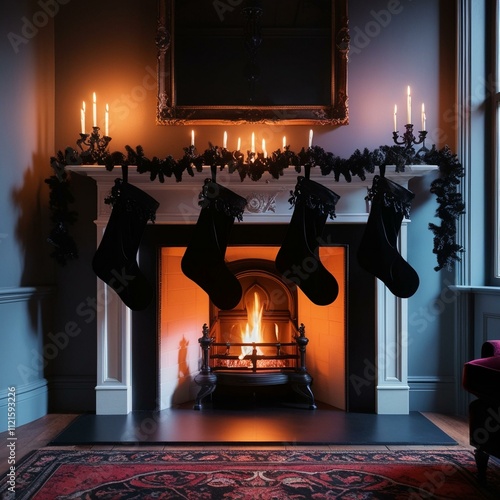 Victorian Christmas visuals in various styles