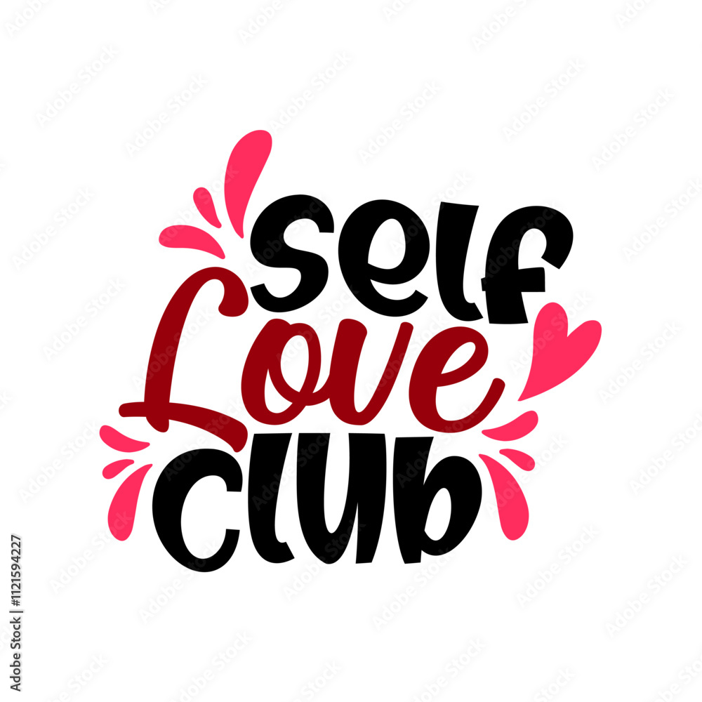 Obraz premium self love club