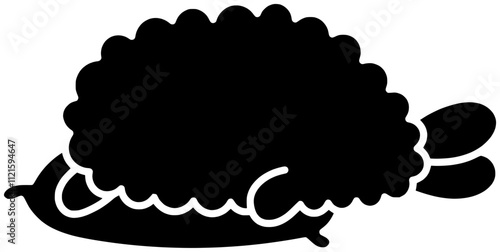 tempura illustration cuisine silhouette delicious logo lunch icon meal outline food seafood shrimp asian sauce fried dinner dish japanese shape men vector graphic background