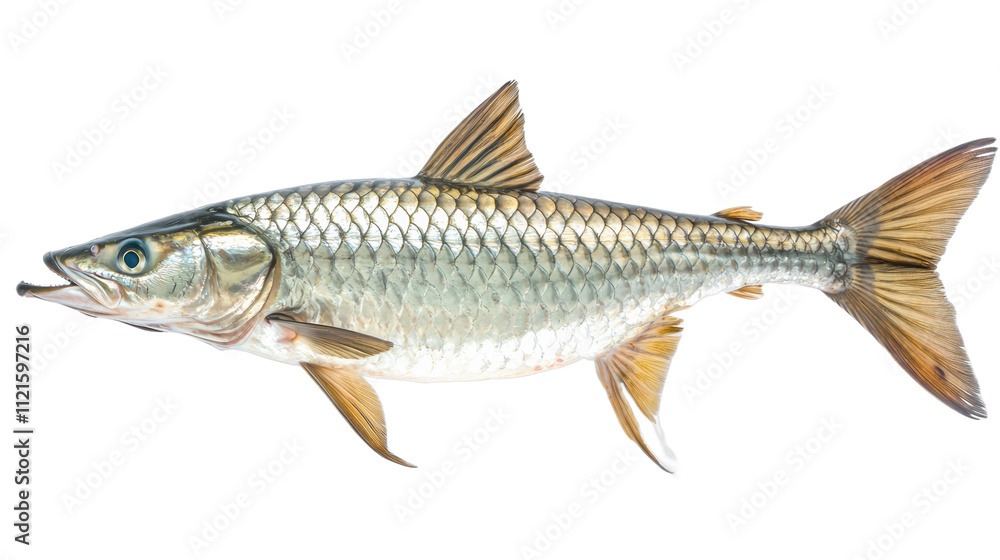 Fresh Silver Fish Aquatic Animal Seafood Isolated Closeup on transparent background Fresh Silver Fish Aquatic Animal Seafood Isolated Closeup on transparent background