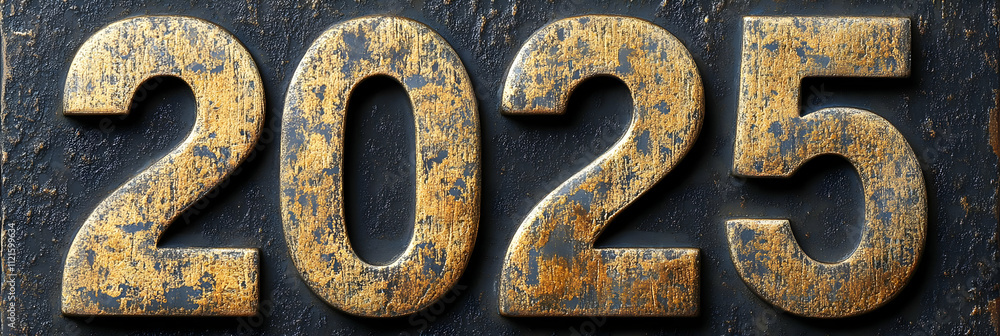2025 Golden Numbers Illustration 2025 Golden Numbers Illustration