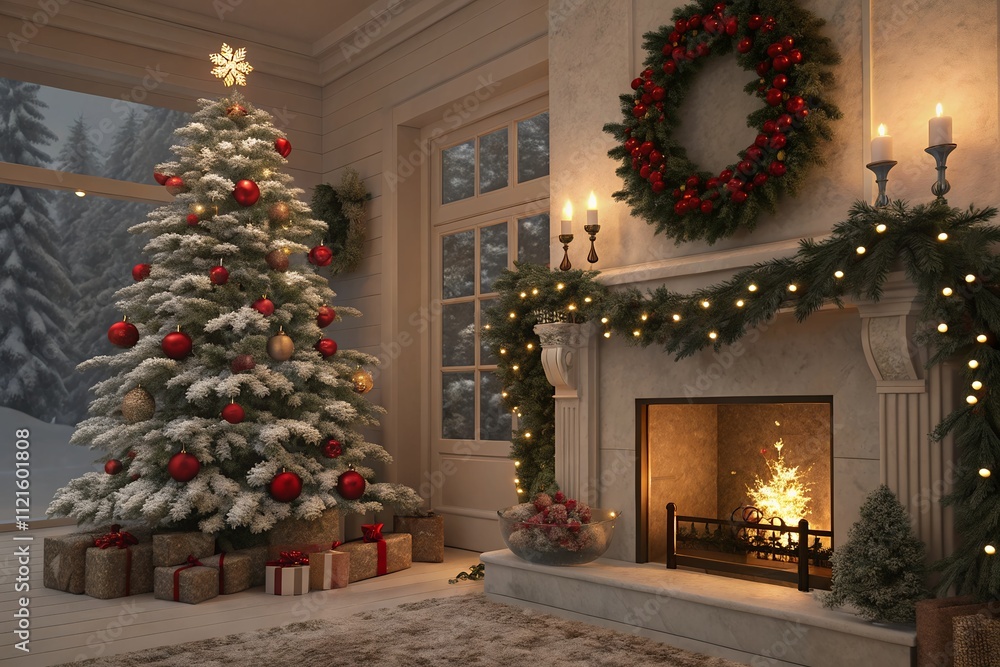 christmas tree with presents contains such icons as Santa Claus, Christmas, Gift, Reindeer, Christmas Tree, Snowflake. christmas tree with presents contains such icons as Santa Claus, Christmas, Gift, Reindeer, Christmas Tree, Snowflake.