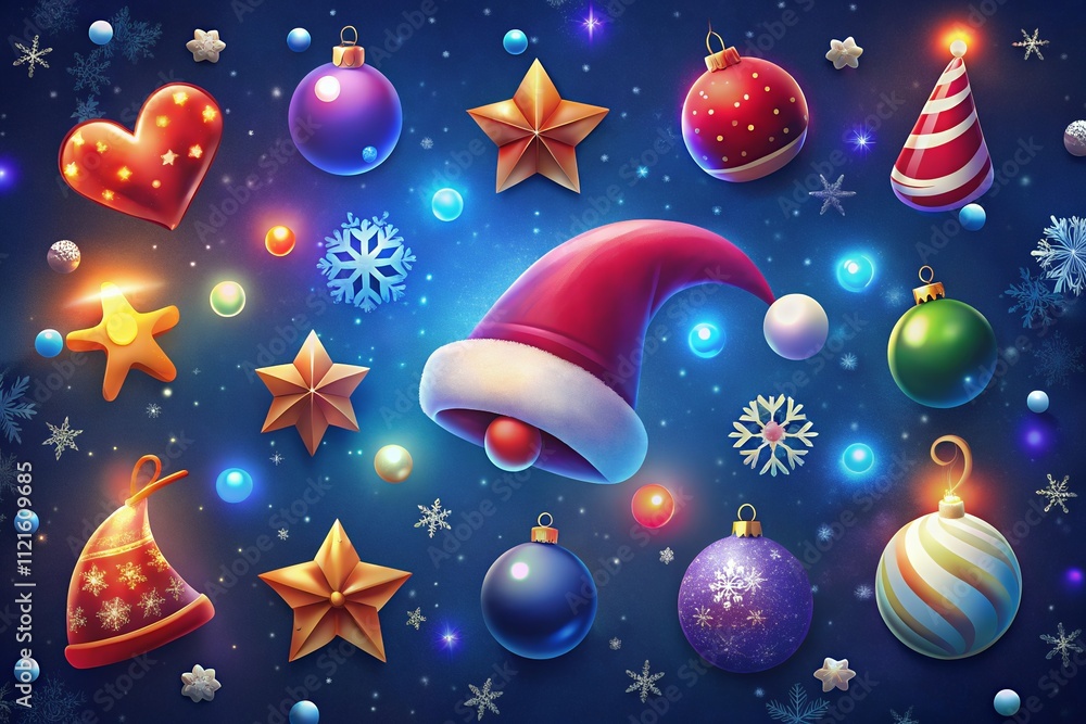 christmas background with christmas tree contains such icons as Santa Claus, Christmas, Gift, Reindeer, Christmas Tree, Snowflake. christmas background with christmas tree contains such icons as Santa Claus, Christmas, Gift, Reindeer, Christmas Tree, Snowflake.