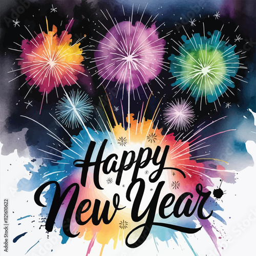 Start the new year with vibrant and eye-catching Adobe Illustrator artwork that captures the festive spirit. 

