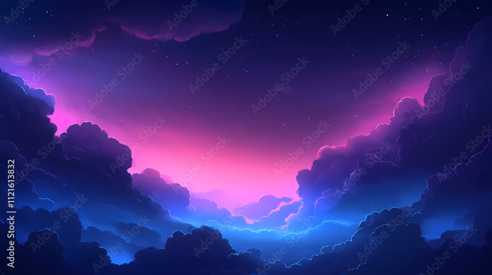 A dark, stormy sky with ominous clouds forming, offering an abstract background or design element. Nimbus. Illustration A dark, stormy sky with ominous clouds forming, offering an abstract background or design element. Nimbus. Illustration