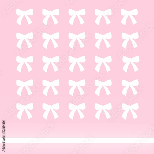 wallpaper ribbon white