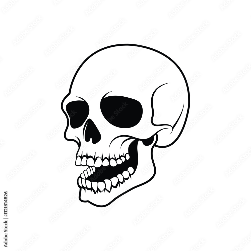 Detailed Skull Vector Design Detailed Skull Vector Design