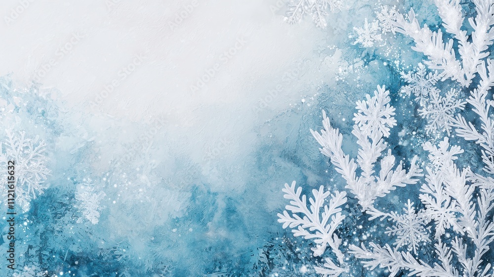 Abstract Snowflake Patterns