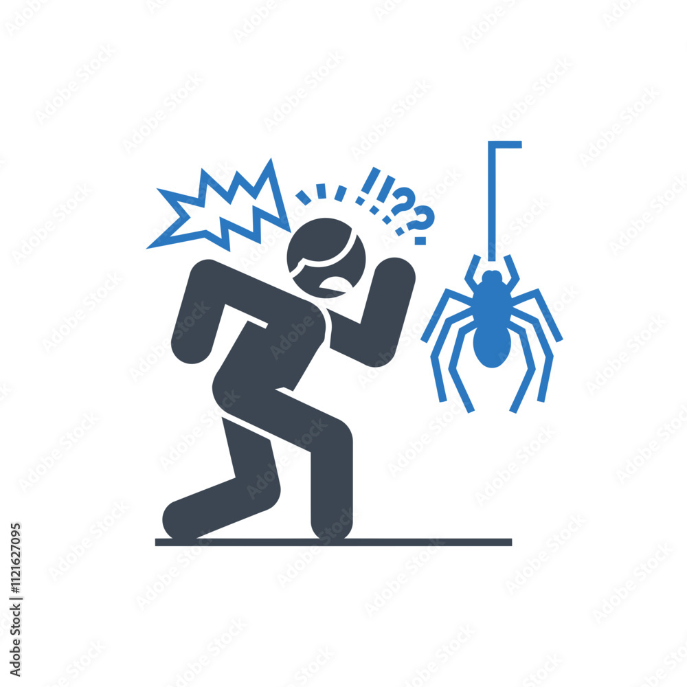 Obraz premium Spider Fear Icon