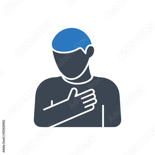 Gratitude Symbolic Gesture Icon