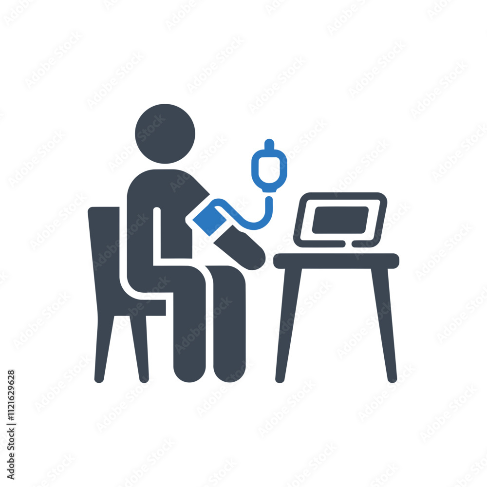 Blood Pressure Check Icon Blood Pressure Check Icon