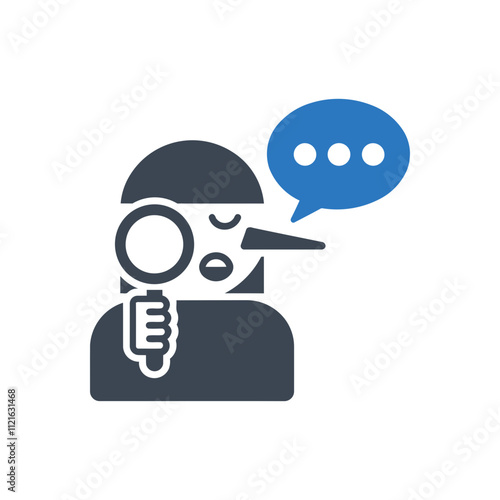 Lying Woman Icon
