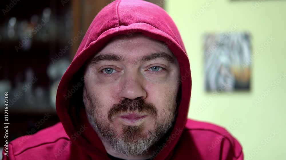 A man wearing a red hoodie sits thoughtfully while sipping a drink from a glass. The warm, inviting atmosphere of the room adds to the moment as he enjoys his beverage. A man wearing a red hoodie sits thoughtfully while sipping a drink from a glass. The warm, inviting atmosphere of the room adds to the moment as he enjoys his beverage.