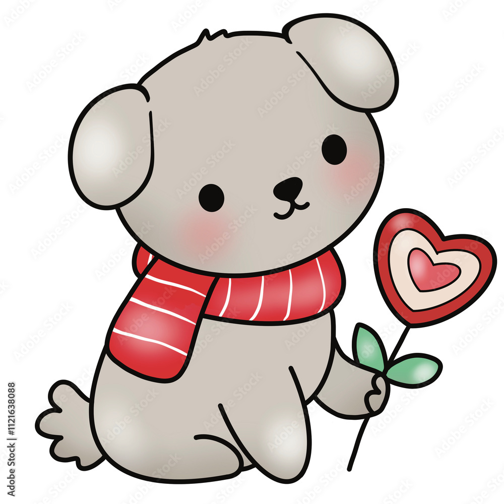 Obraz premium Valentine’s Day clipart cute