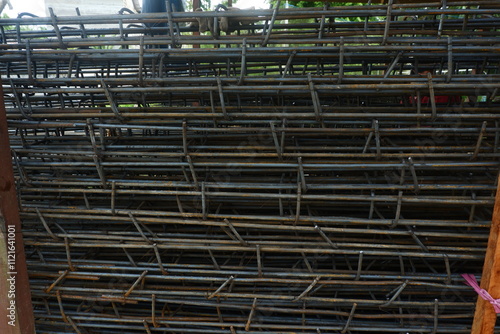 iron background texture for building construction industry