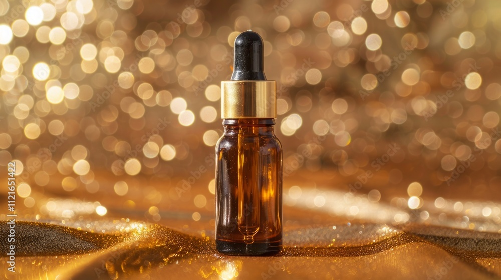 Elegant dropper bottle of jojoba oil against a luxurious backdrop, symbolizing premium skincare and organic beauty products. Generative AI Elegant dropper bottle of jojoba oil against a luxurious backdrop, symbolizing premium skincare and organic beauty products. Generative AI