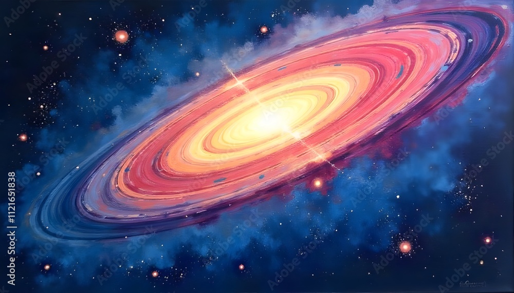 Obraz premium space galaxy in space