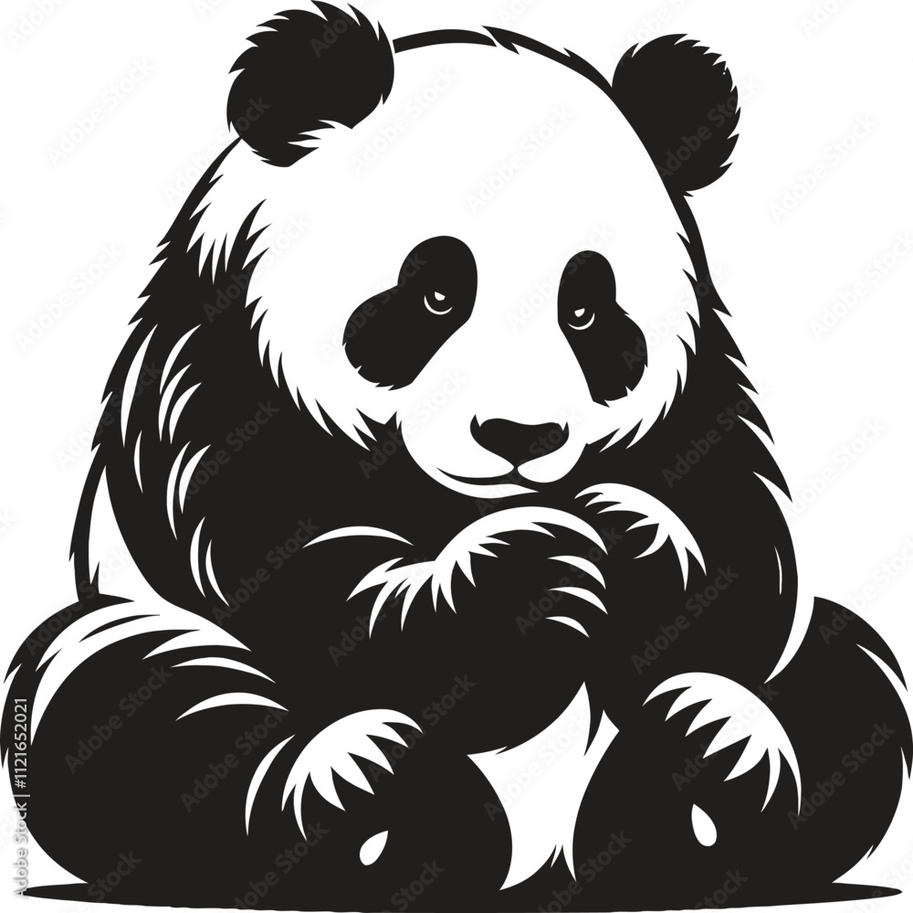 panda vector illustration logo design icon panda vector illustration logo design icon