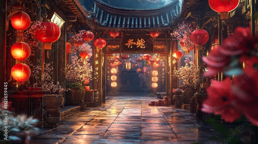 Elements in the chinese new year red lanterns. Elements in the chinese new year red lanterns.