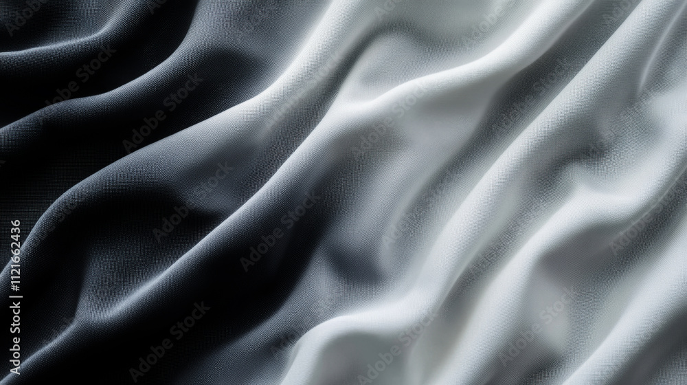 Obraz premium Dark tone fabric background for graphic design or wallpaper.