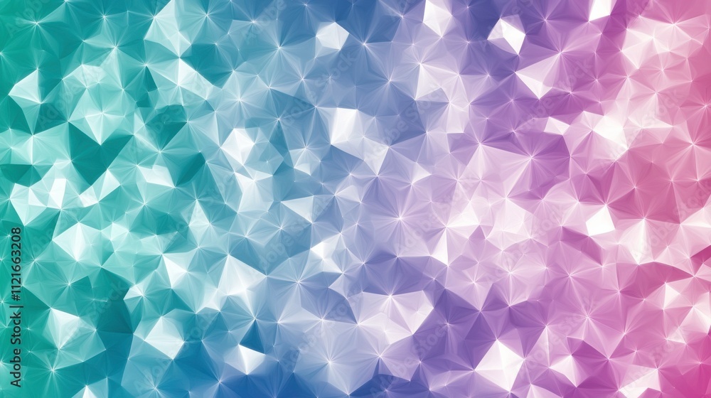 Pastel Polygon Background with Glowing Outlines Pastel Polygon Background with Glowing Outlines