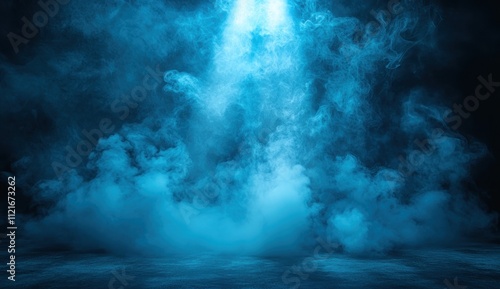 Blue Smoke Background