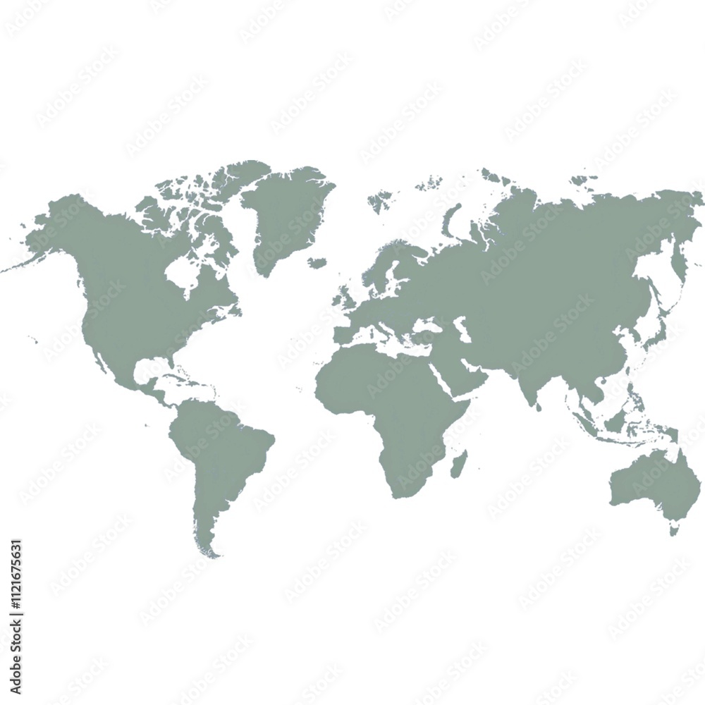 Fototapeta premium map of the world