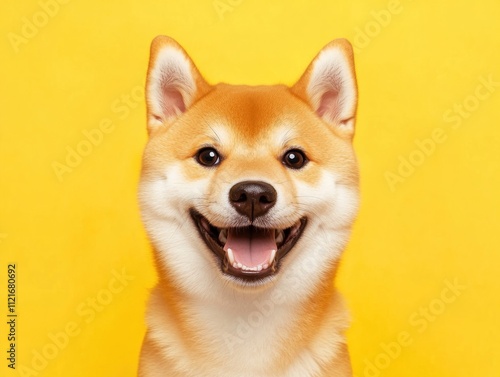 Smiling Shiba Inu Dog