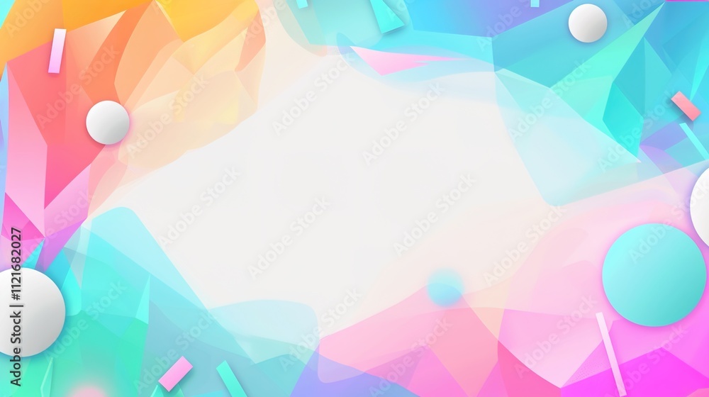 Multi-color Gradient Geometric Shapes Background Multi-color Gradient Geometric Shapes Background