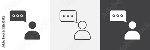 Customer feedback icon vector set for ui designs