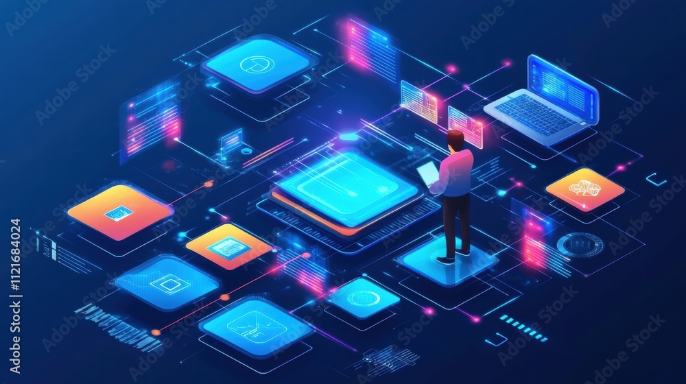 Isometric of Data Processing and Software Development Isometric of Data Processing and Software Development