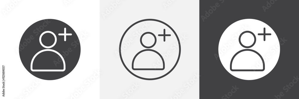Follower icon vector set for ui designs Follower icon vector set for ui designs