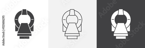 MRI icon vector set for ui designs