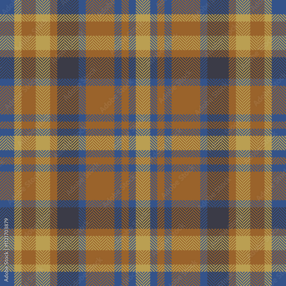 Plaid check pattern. Seamless fabric texture. Tartan textile print. Plaid check pattern. Seamless fabric texture. Tartan textile print.