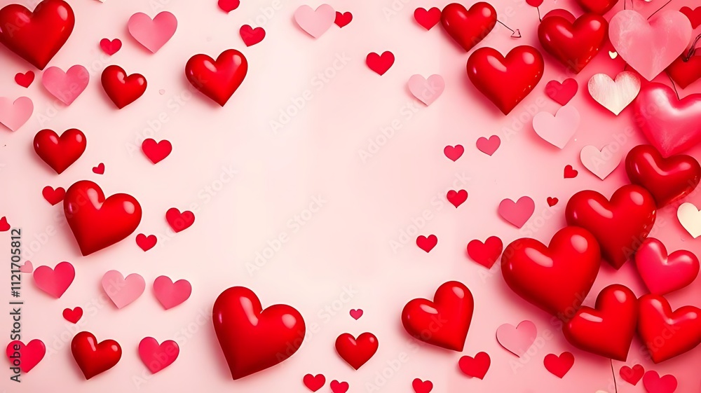 Charming love heart background empty space area to create beautiful valentines day greeting cards Charming love heart background empty space area to create beautiful valentines day greeting cards