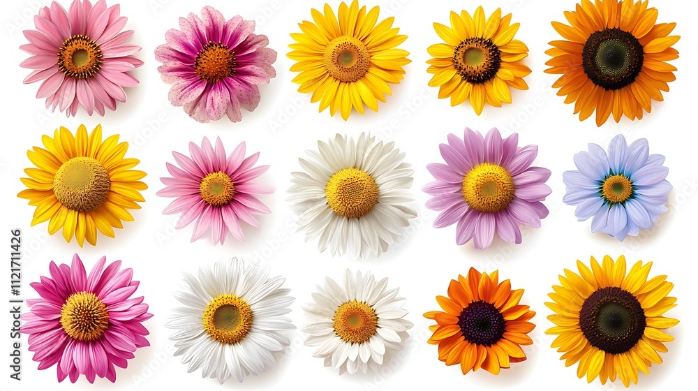 Vibrant collection of various flowers, showcasing a spectrum of colors and textures. Vibrant collection of various flowers, showcasing a spectrum of colors and textures.
