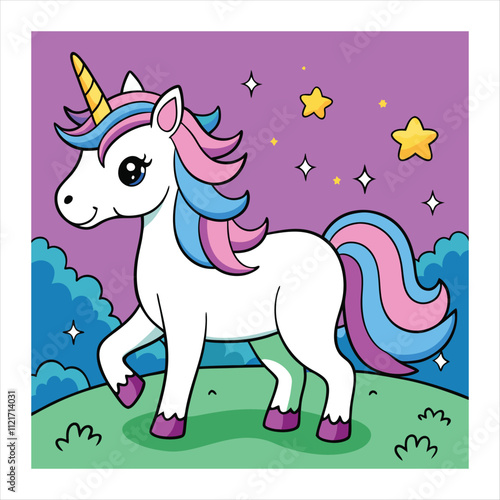 unicorn vector illustration 