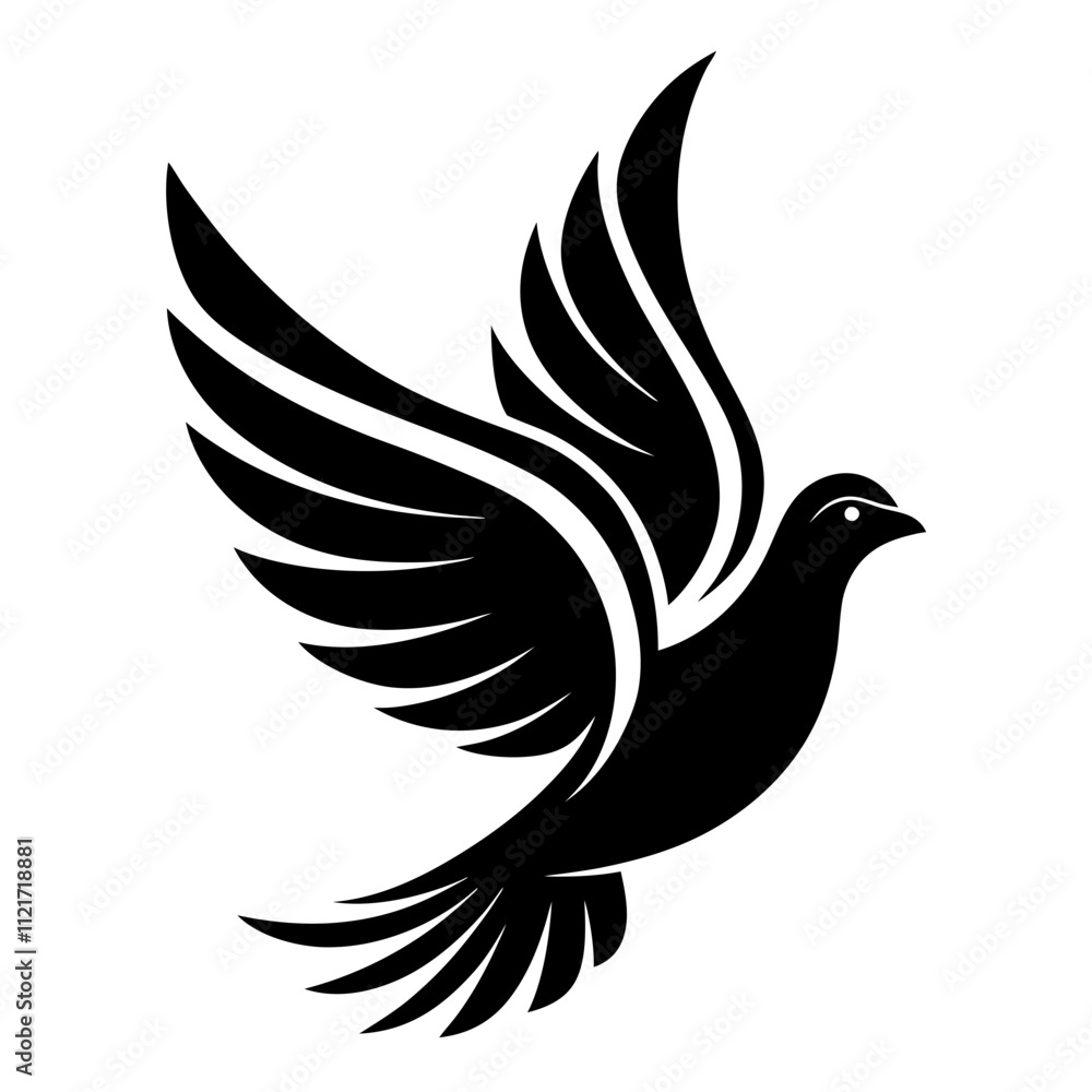 Obraz premium Mourning Dove silhouette