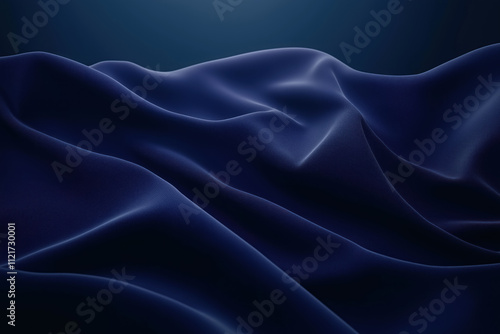 Wallpaper Mural luxurious dark blue velvet fabric texture, ideal for upscale fashion and interior design backgrounds Torontodigital.ca