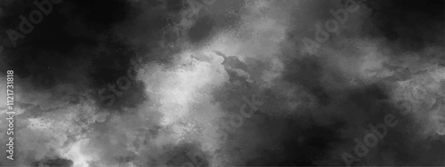 Abstract design with white paper texture background . Black and white ink effect water color Gray aquarelle painted paper textured. Old grunge textures design .Cement wall texture 