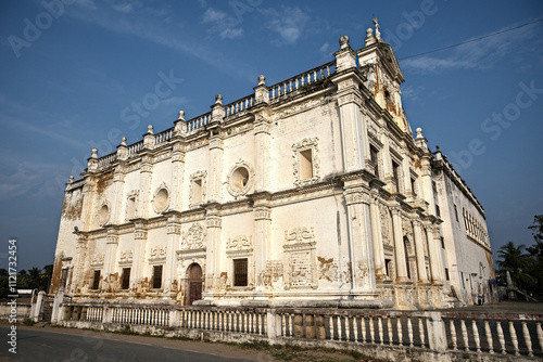 Obraz na płótnie Baroque splendor of St. Paul's Church in Diu w salonie