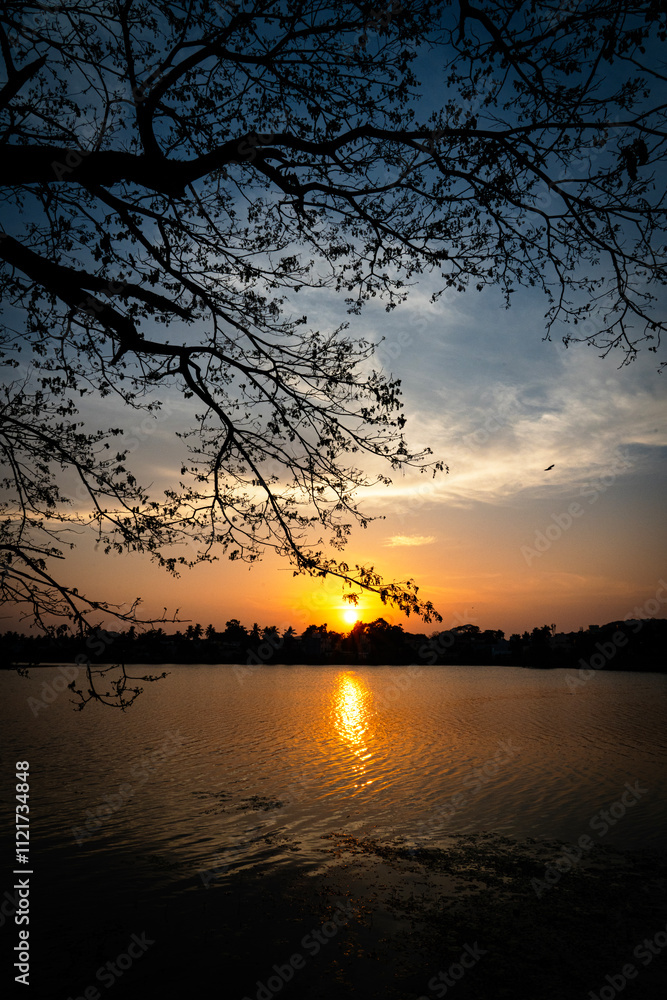Chennai's Hidden Gem - Chitlapakkam Lake at Dusk Chennai's Hidden Gem - Chitlapakkam Lake at Dusk