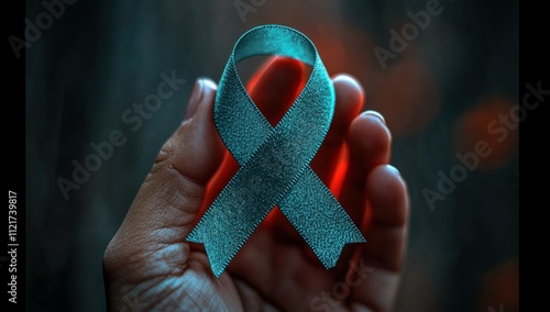 Teal Ribbon of Hope photo