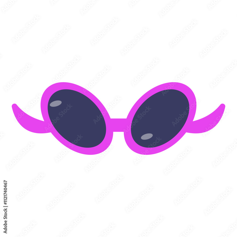 Fototapeta premium Pink Sunglasses Illustration