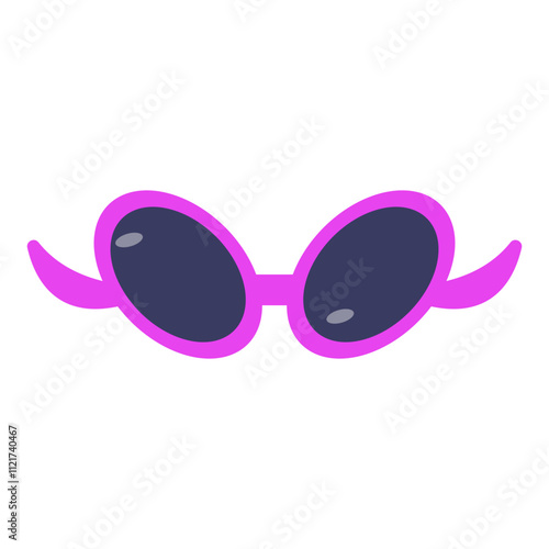 Pink Sunglasses Illustration