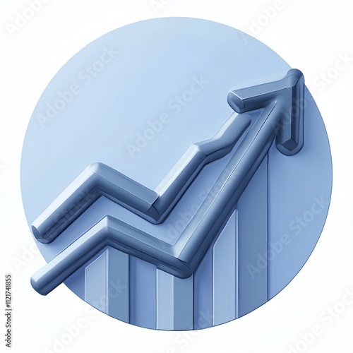 Market Analysis and Economics Icon Logo – Data and Trend Forecasting Design