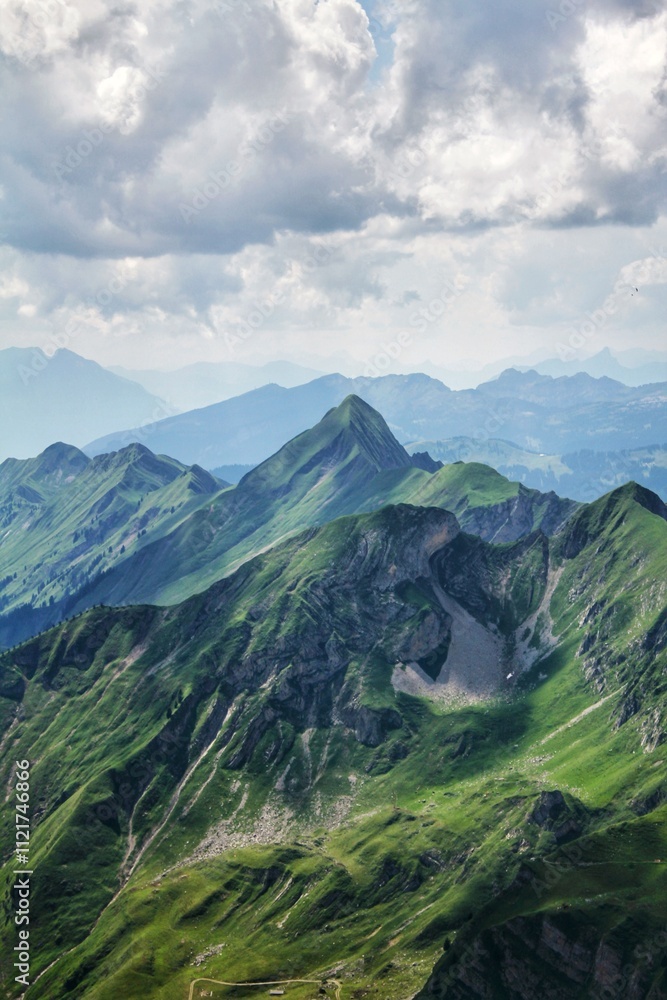 Fototapeta premium landscape with clouds